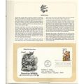 AMERICAN WILDLIFE ' OFFICIAL FIRST DAY of ISSUE...