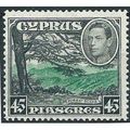 Cyprus 1938 SG161 45pi Green & Black Mounted Mi...