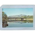 NH Cornish Covered Bridge Postcard Bridge Over ...