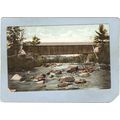 NH Conway Covered Bridge Postcard Swift River B...