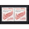2454v 5c Canoe Very Fine MNH LGG CNP Left S11 P...