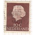Netherlands 1953 - SG775 - 10c brown - Queen Ju...