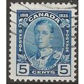Canada 1933 SG338 5c Blue Silver Jubilee Fine U...