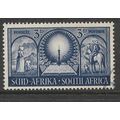 SOUTH AFRICA 1949 3d BLUE SG 133 FINE USED#