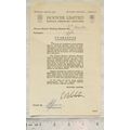 1951 guarantee for Hoover Electric Washing Machine