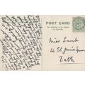 Timsbury Somerset Village 1909 Greetings Postma...