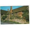 East Lambrook Manor Postcard posted 1982 creased