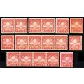 656, Mint NH 2¢ Group of Pairs And Singles CV $...