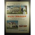 1957 Pittsburgh Paints Sun-Proof Paint Ad - Why not perk up your house