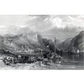 BACHARACH, ON THE RHINE 1842 Arthur Willmore AN...