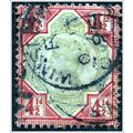 1887-1892 Queen Victoria Jubilee - 4½d carmine/...