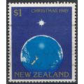 Christmas: $1 - New Zealand 1989 - F H - SG 1523
