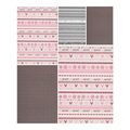 A4 Printed Glitter Card. 5 Sheets. Assorted The...