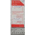 1980 ticket British Rail Inter-City Cambridge /...