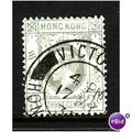 HONG KONG 1931 3c GREY SG 119 FINE USED