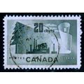 CANADA 1952 SG 441 20c GREY FORESTRY PRODUCTS F...