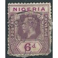 Nigeria 1914 SG7 6d Bull & Bright Purple (Remai...