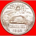 PYRAMID OF THE SUN: MEXICO ★ 20 CENTAVOS 1965! ...
