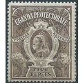 Uganda 1894 SG91 5 Rupees Brown (light crease) ...