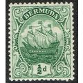 Bermuda 1910 ½d Green SG45 MM