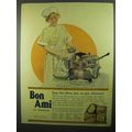 1920 Bon Ami Ad - Keep that Silvery Gloss on Al...