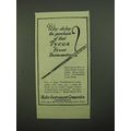 1921 Taylor Instrument Tycos Fever Thermometer Ad