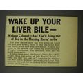 1940 Carter's Little Liver Pills Ad - Wake Up Bile