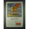 1946 Ansco Color Film Ad - Wish You Were Here