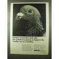 1966 Douglas Aviation Ad - Eyeball of a Pigeon