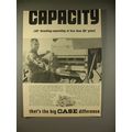 1966 Case 660 Combine Ad - Capacity!