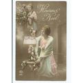 greetings postcard glamour heureuse annee new y...