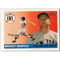 2006 Topps Mickey Mantle Home Run History baseb...