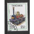 TANZANIA 1991 LOCOMOTIVES 25s 1834 RUSSIAN STEA...