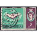 British Guiana 1965 QE2 5cts ITU Centenary SG 3...