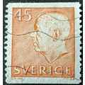 STAMP Sweden SG439a 1964 45ore King Gustaf VI A...