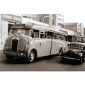 Black & White Photograph of Horseshoe Coaches L...