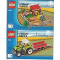 Lego 7684 La porcherie et le tracteur avec plan...
