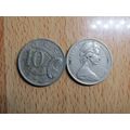 Australia 1974 10 Cents Coin