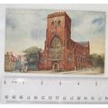 1906 postcard The Abbey Church, shrewsbury