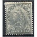 India 1900 SG112 3 Pies Grey Mounted Mint .. .