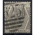 1876 SG147 6d Grey Plate 15 Good Used (blunt Pe...