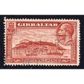 1931 GIBRALTAR Sg111 1 1/2d RED BROWN FINE USED...