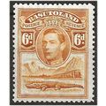 Basutoland 1938 SG24 6d Orange-Yellow Mounted M...
