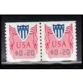 CVP33 20c Shield Very Fine MNH Pair PA5036