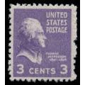 807 3c Thomas Jefferson Almost Very Fine MNH M0...