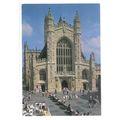 BATH ABBEY, West Front vintage unused postcard =