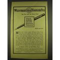 1913 Waterman's Ideal Fountain Pen Ad - Simple