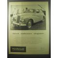 1955 Sunbeam Mark III Car Ad - Speed.. endurance.. Elegance