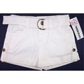 NWT Christie Brooks Girl's White Short Shorts w...
