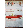 1955 Ford Sunliner Convertible magazine ad